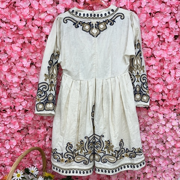 Zimmermann Aliane linen mini dress - Picture 2 of 3